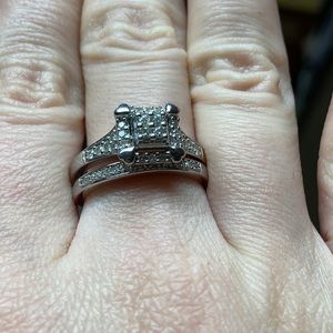 Diamond Engagement/Promise Ring Set